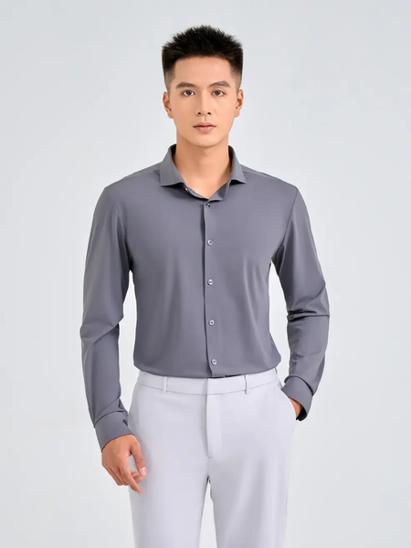 Sơ Mi Tay Dài Nam Siêu Co Giãn