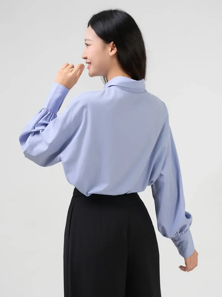 Áo Sơ Mi Cổ Đức Thân Phối Ren