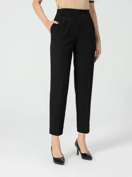 Quần Dài Baggy Cạp Cao