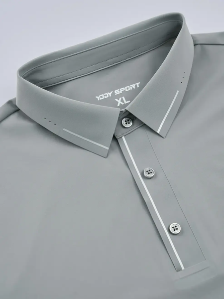 Áo Polo Nam Thể Thao Ép Seam Gấu Áo