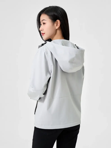 Áo Khoác Nữ Mũ Liền Lót Lông