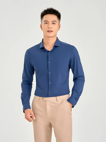 Sơ Mi Tay Dài Nam Siêu Co Giãn