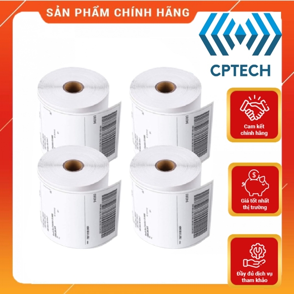 Decal thường in mã vạch khổ 100x150 mm, 320 tem, cuộn 50m ( A6 THƯỜNG )