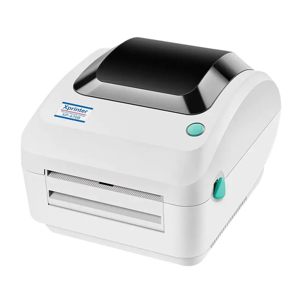 Máy in tem nhãn Xprinter XP-470B – Máy in mã vạch 4 inch tốc độ cao, tự động căn chỉnh giấy