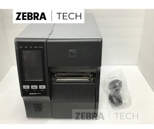 Máy in mã vạch công nghiệp Zebra ZT411 300 DPI (ZT41143-T0P0000Z) – Độ phân giải cao, hiệu suất vượt trội cho doanh nghiệp