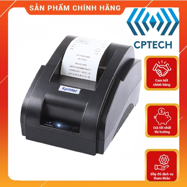Máy in hoá đơn Bluetooth khổ 57mm Xprinter 58IIH