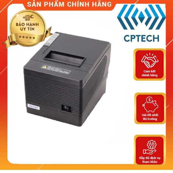 Máy in hóa đơn Xprinter Q260 , khổ 80mm , kết nối USB + LAN +Serial