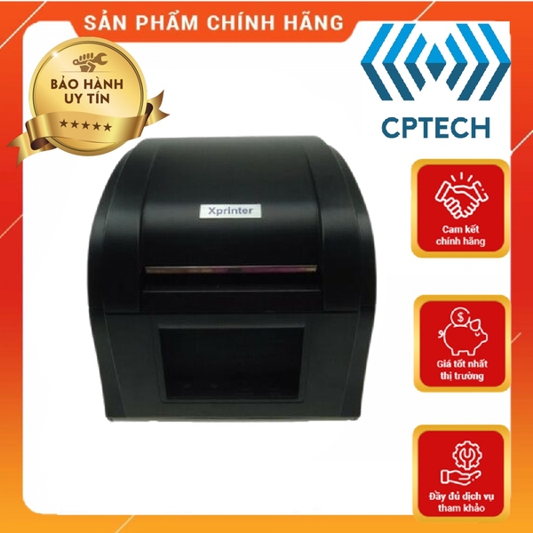 Máy in tem + in hoá đơn K80 Xprinter XP 360B in đơn hàng GHTK, in tem nhãn và phiếu giao hàng các sàn TMĐT