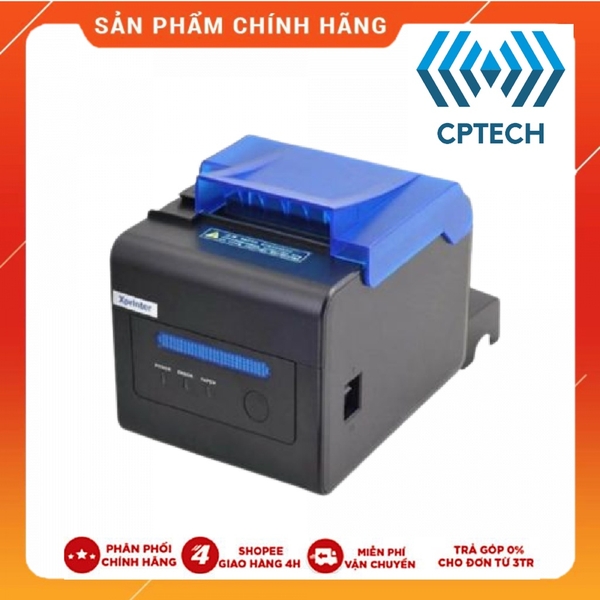Máy in hóa đơn Xprinter C300H khổ 80, in qua USB + LAN