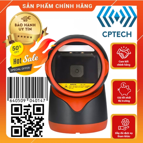 Máy Quét mã vạch tự động đa tia để bàn - WAI 5780 Dùng cho cửa hàng, siêu thị, shop thời trang
