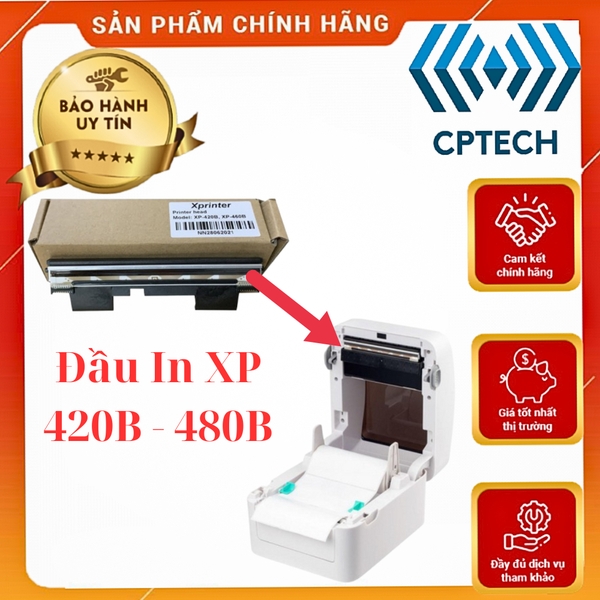 Đầu in nhiệt máy Xprinter 420b - 480b, cho máy in tem mã vạch 110mm XP-420B - Đầu in 420b - 480b