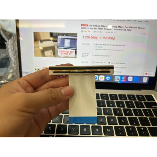 Đầu in nhiệt máy Xprinter 350b, cho máy in tem mã vạch 80mm XP-350B - Đầu in 350b