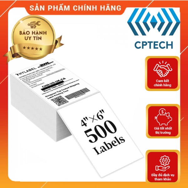 [Chính hãng] [Rẻ vô địch] tệp 500 tờ giấy in vận đơn, in đơn shopee, in bill vận chuyển, tệp 500 tờ khổ 100x150 mm