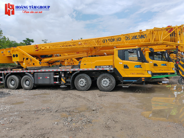 XE CẨU BÁNH LỐP 50 TẤN XCMG QY50K5D-3 – MỚI 100% - Nhập Khẩu Trung Quốc