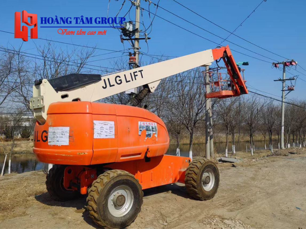 Xe Nâng Người Boom Lift JLG 660 SJ - Chiều Cao Làm Việc 22m - Đời 2007