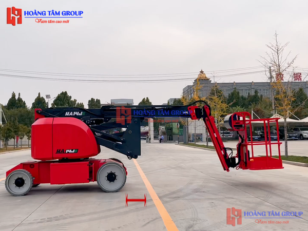 Xe Nâng Người Khớp Gập Điện Hered HA19J - Chiều Cao 20,7m