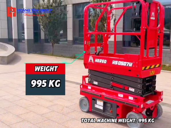 Xe Nâng Người Cắt Kéo HERED HS0507H - Chiều Cao 6,5m