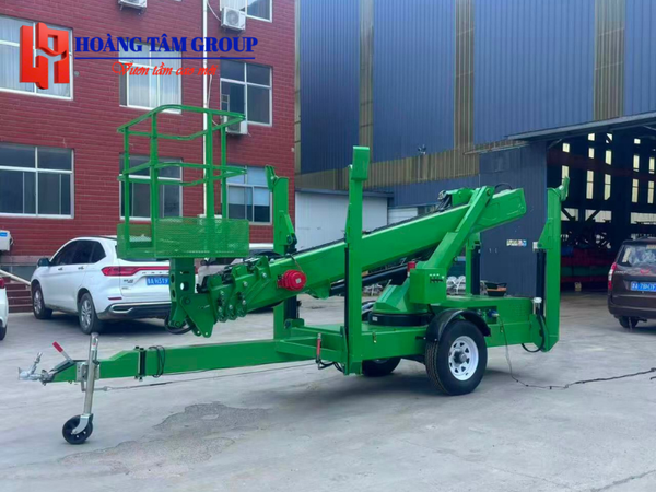 Xe Nâng Người Boom Lift Dạng Chân Nhện GBT-28 - Chiều Cao Làm Việc 28m - Mới 100%
