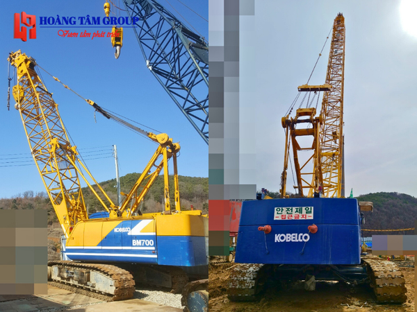 Cẩu Bánh Xích Kobelco BM700 – 65 Tấn - Đời 1997 - Nhập khẩu Hàn Quốc