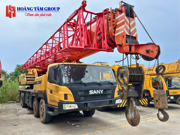 Cẩu Bánh Lốp SANY STC750 – 75 Tấn - Đời 2013 - Nhập khẩu Trung Quốc
