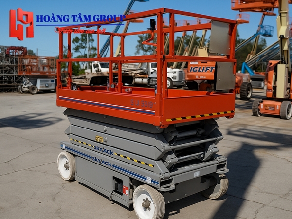 Xe Nâng Người Cắt Kéo SKYJACK SJIII 4626 - Chiều Cao Làm Việc 10m - Đời 2014