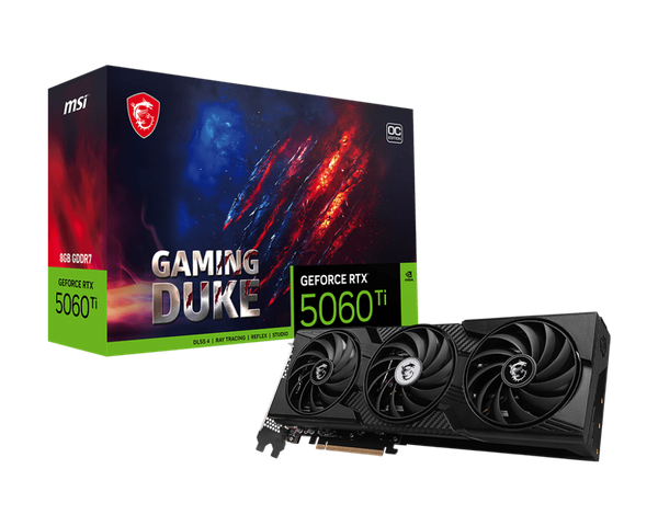 MSI RTX 5060 Ti 8G GAMING DUKE 3X OC