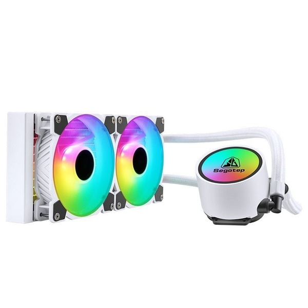 Tản nhiệt nước Segotep BE ICED 240A ARGB White (ITX)