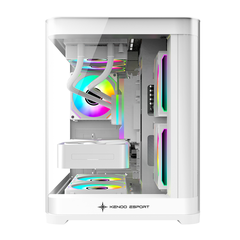Vỏ  máy tính KENOO ESPORT  MK400 - Màu Trắng (Size M-ATX)