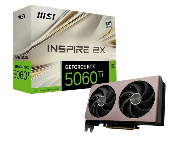 MSI RTX 5060 Ti 16G INSPIRE 2X OC