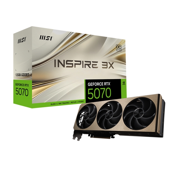 MSI RTX 5070 12G INSPIRE 3X OC