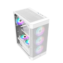 Vỏ máy tính Kenoo ESPORT AF100 - 3F (Size ATX - Full Thép) - Màu Trắng