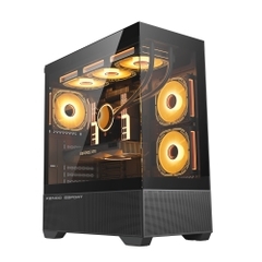 Vỏ máy tính KENOO ESPORT AK400 - Màu Đen