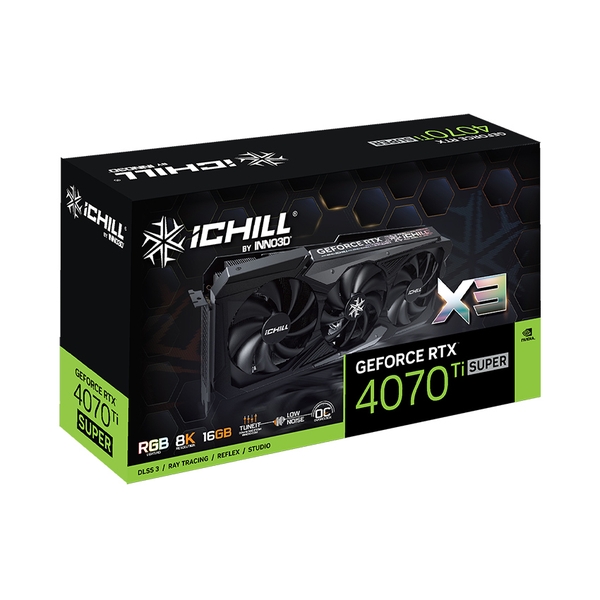 Card màn hình INNO3D GeForce RTX 4070 Ti Super iChill X3 16GB GDDR6X