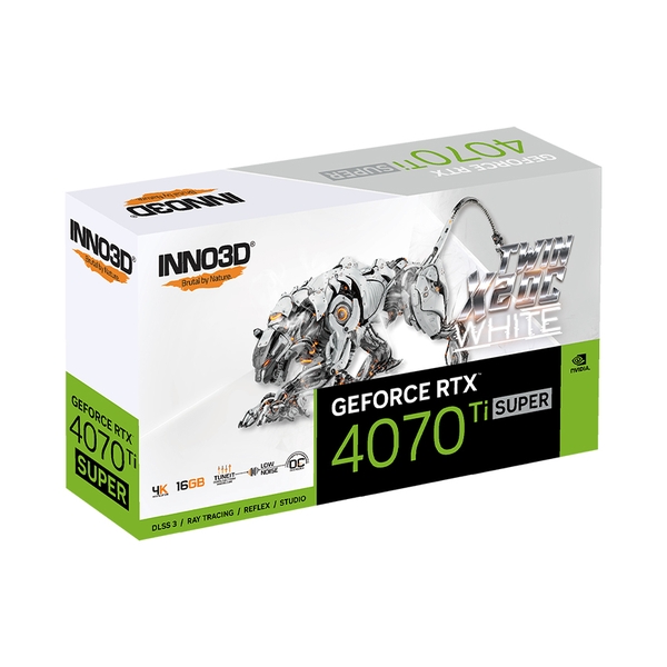 Card màn hình INNO3D GeForce RTX 4070 Ti SUPER TWIN X2 OC (White)