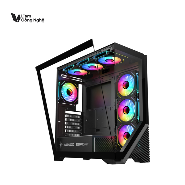 Vỏ máy tính KENOO ESPORT FK800 - Màu Đen