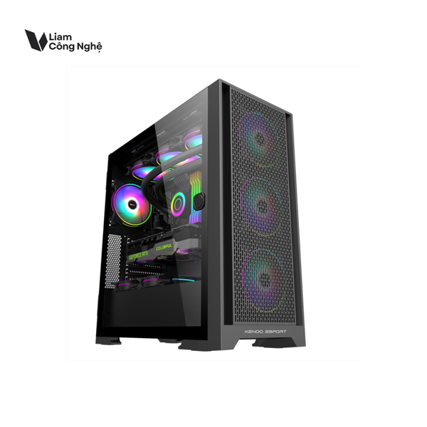Vỏ máy tính KENOO ESPORT FM800 - Màu Đen