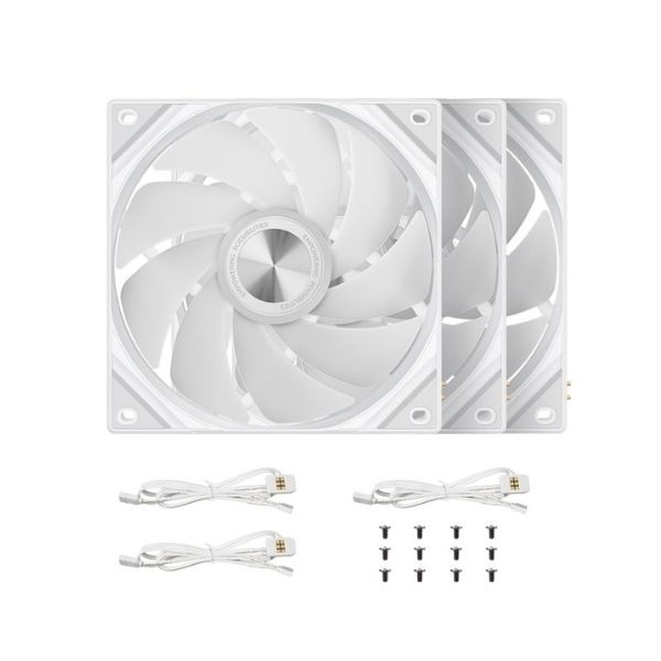 ROTA SL ARGB 120mm Fan Triple Pack White