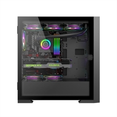 Vỏ máy tính KENOO ESPORT FM800 - Màu Đen
