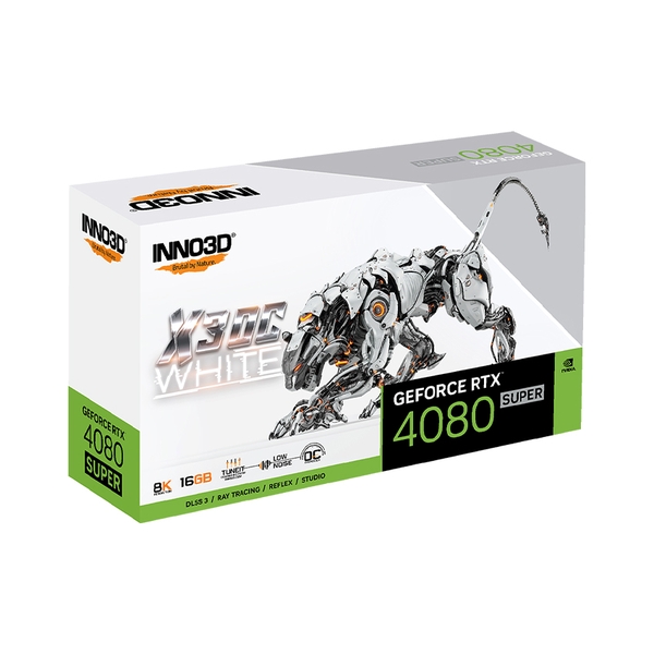 Card màn hình INNO3D GeForce RTX 4080 Super X3 OC (White)