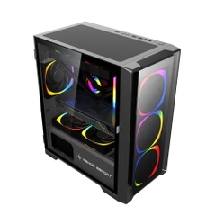 Vỏ máy vi tính KENOO ESPORT MK500 - 3F - Màu Đen - (Size M-ATX)