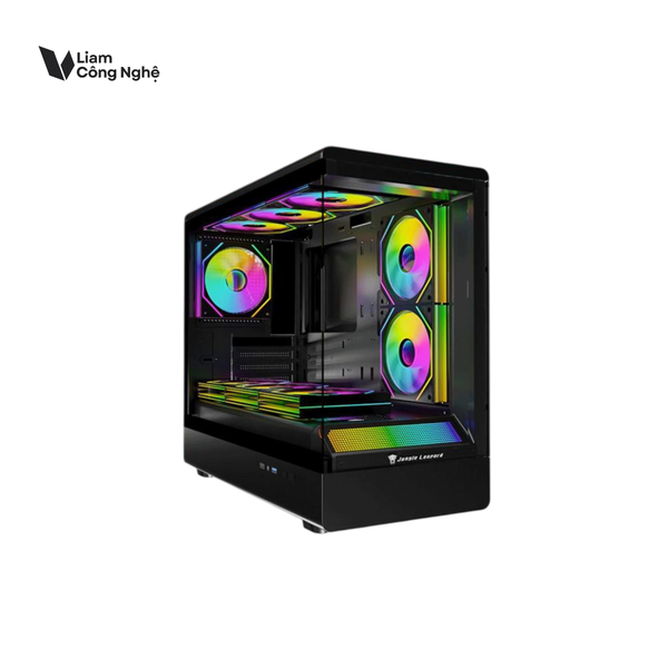 Thùng máy Case Leopard MS-01 RGB ĐEN