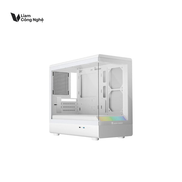 Thùng máy Case Leopard MS-01 RGB TRẮNG