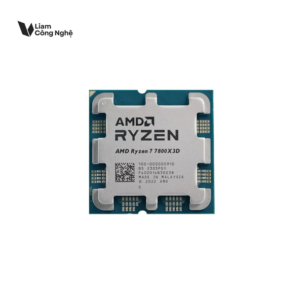 Bộ vi xử lý AMD Ryzen 7 7800X3D / 4.2GHz Boost 5.0GHz / 8 nhân 16 luồng / 104MB / AM5