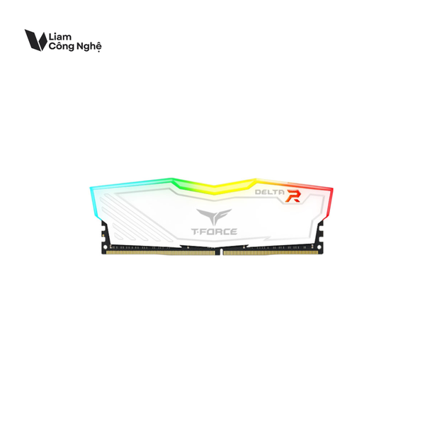 Ram PC TEAMGROUP Delta RGB DDR4 8GB Bus 3200MHz TRẮNG