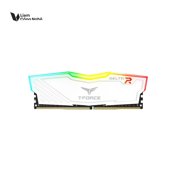 Ram DDR4 TeamGroup 8GB 3200Mhz T-Force Delta RGB (1x8GB) Trắng