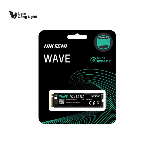 SSD HIKSEMI WAVE 512GB M.2 2280 PCIe 3.0x4 (Đọc 2500MB/s, Ghi 1025MB/s) - (HS-SSD-WAVE(P) 512G)