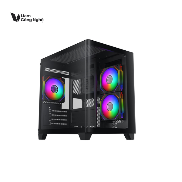 VỎ CASE XIGMATEK PANO M NANO 3GF EN45523 (MATX, 3 Fan)