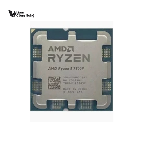 CPU AMD Ryzen 5 7500F (AMD AM5 - 6 Core - 12 Thread - Base 3.7Ghz - Turbo 5.0Ghz - Cache 38MB - No iGPU)