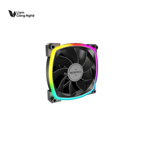 Fan Case Tản Nhiệt MONTECH RX 120 PWM BLACK (Màu Đen/Quạt Hút)