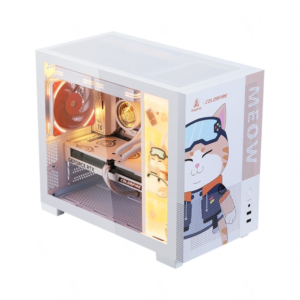 Vỏ Case Segotep Memphis-S (Meow/Orange)